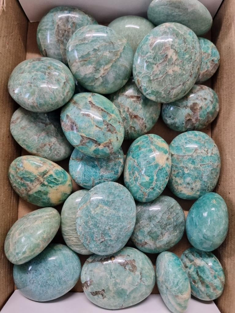 Handstenen van Amazoniet, per 2kg, Ophalen of Verzenden, Mineraal