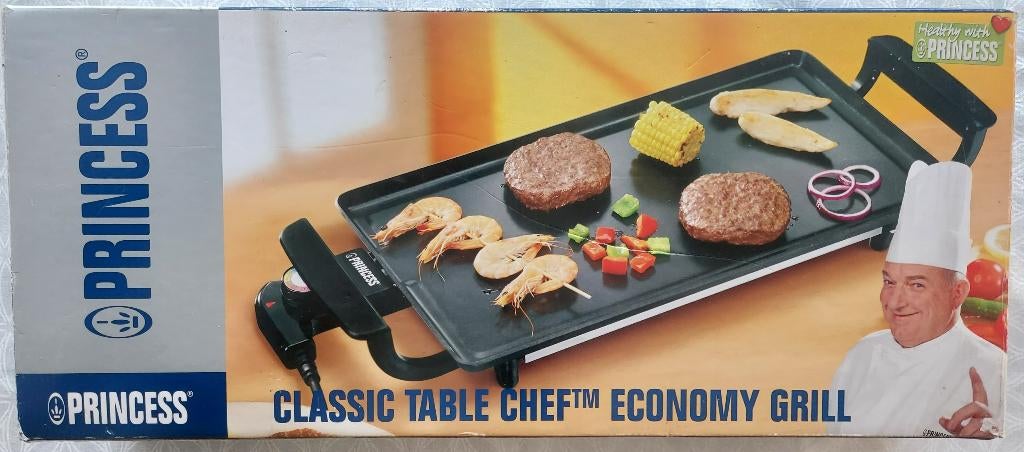 Princess Table Chef Economy Grillplaat, Ophalen of Verzenden, Gebruikt, Tafelgrill