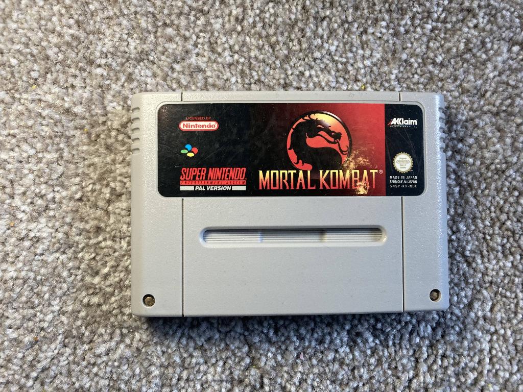 Mortal Kombat 1 – SNES, Spelcomputers en Games, Games | Nintendo Super NES, Vanaf 18 jaar, Vechten, 2 spelers, Ophalen of Verzenden
