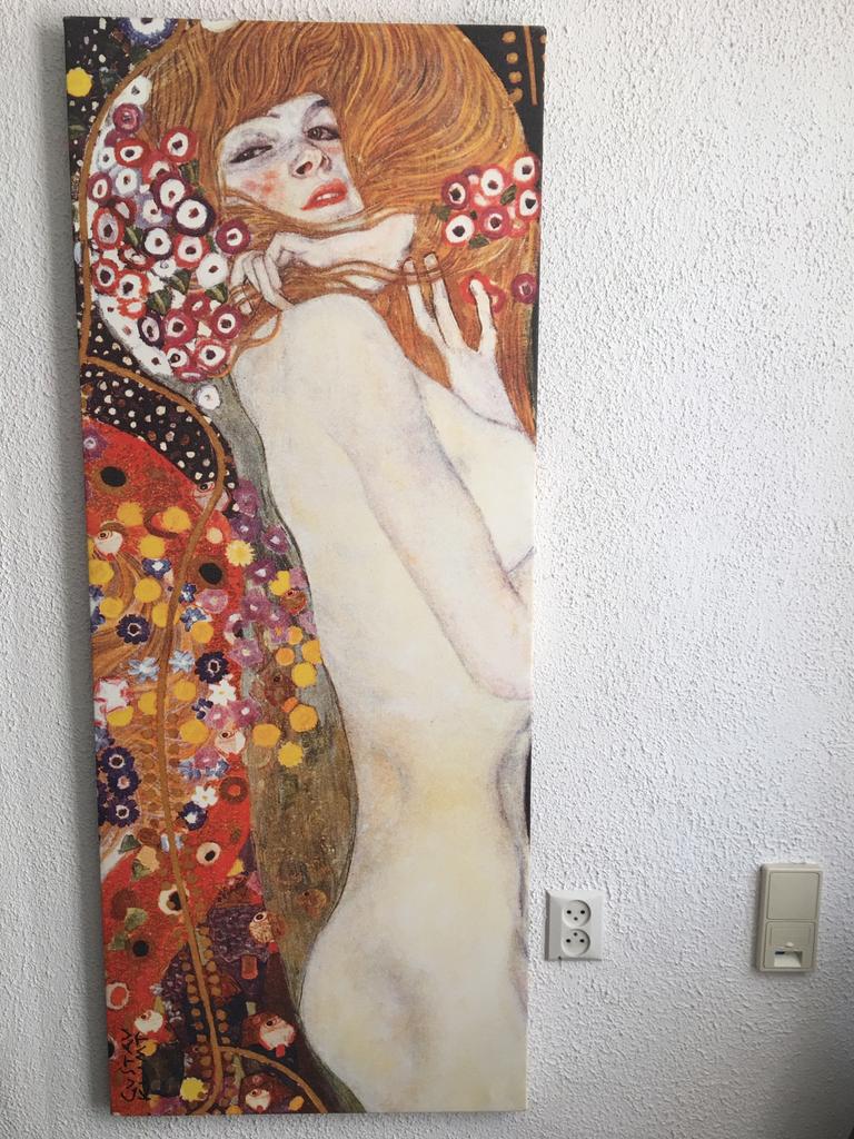 GUSTAV KLIMT Canvas Schilderij (Ikea) 140x56 cm, Ophalen