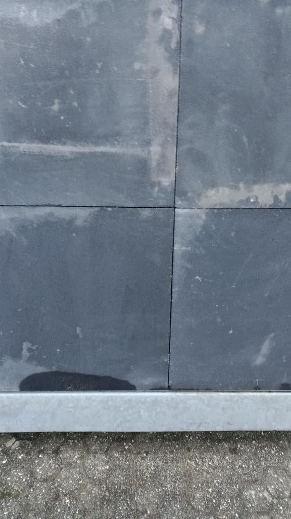 Tuin tegels antraciet afm 60x60x4, Ophalen, Nieuw, Beton, Terrastegels