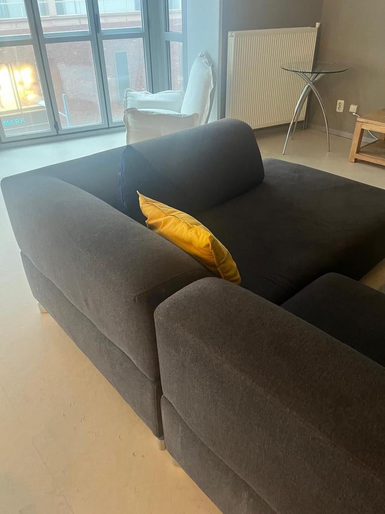 Leolux hoekbank, Ophalen, Zo goed als nieuw, Stof, Leolux faya lobi hoekbank