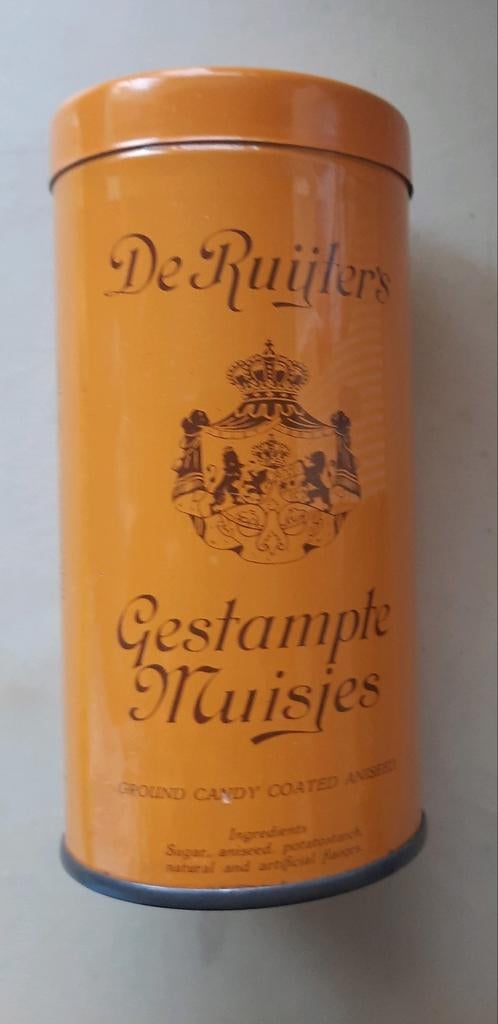 Vintage De Ruijter Gestampte Muisjes Blik, Ophalen of Verzenden