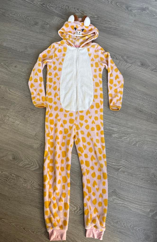 Giraffe Onesie - Maat 146/152, Kinderen en Baby's, Carnavalskleding en Verkleedspullen, Ophalen of Verzenden, Gebruikt, 146 t/m 152