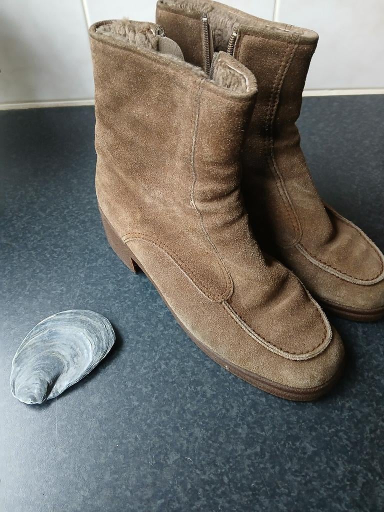 Mooie vintage leren laarzen van Bama Lams in maat 8/42., Kleding | Dames, Schoenen, Ophalen, Bruin, Bama Lams, Lage of Enkellaarzen