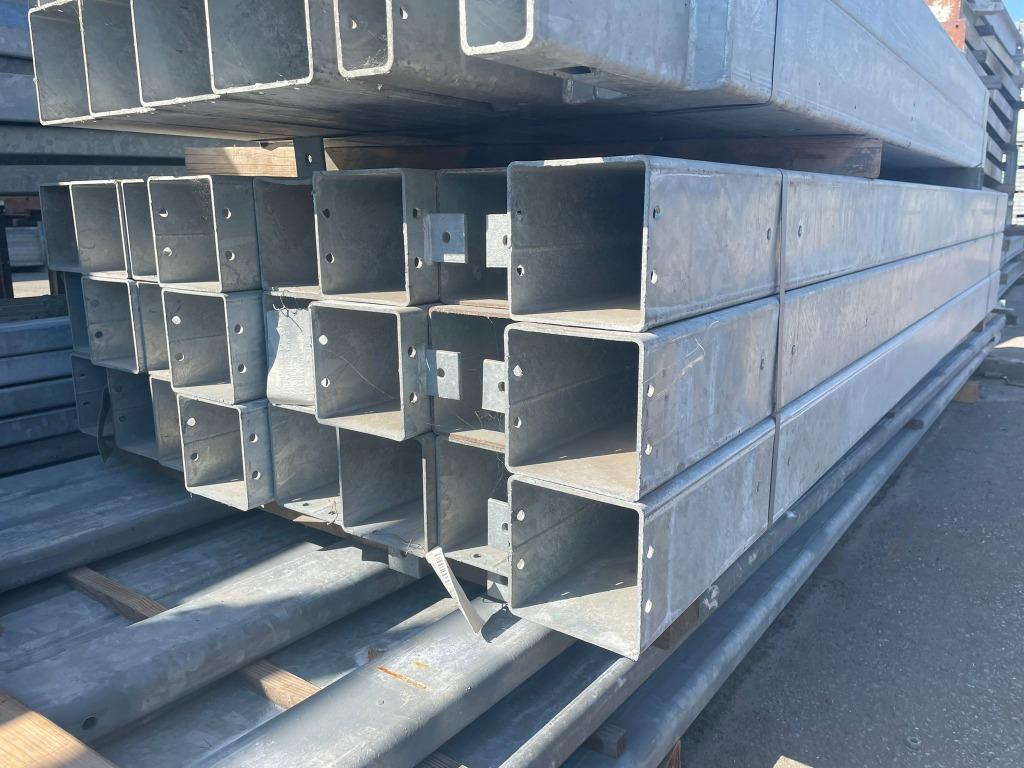 Kokerprofielen 140x140x4mm | Lengte: 2900 mm, Ophalen of Verzenden, Gebruikt, IJzer