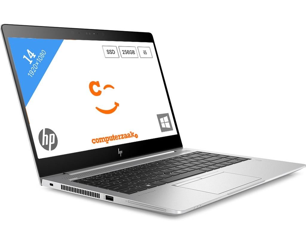 HP EliteBook 840 G5/Intel Core i5 1.7GHz/8GB/256GB SSD, 256 GB, 2 tot 3 Ghz, Qwerty, 8 GB