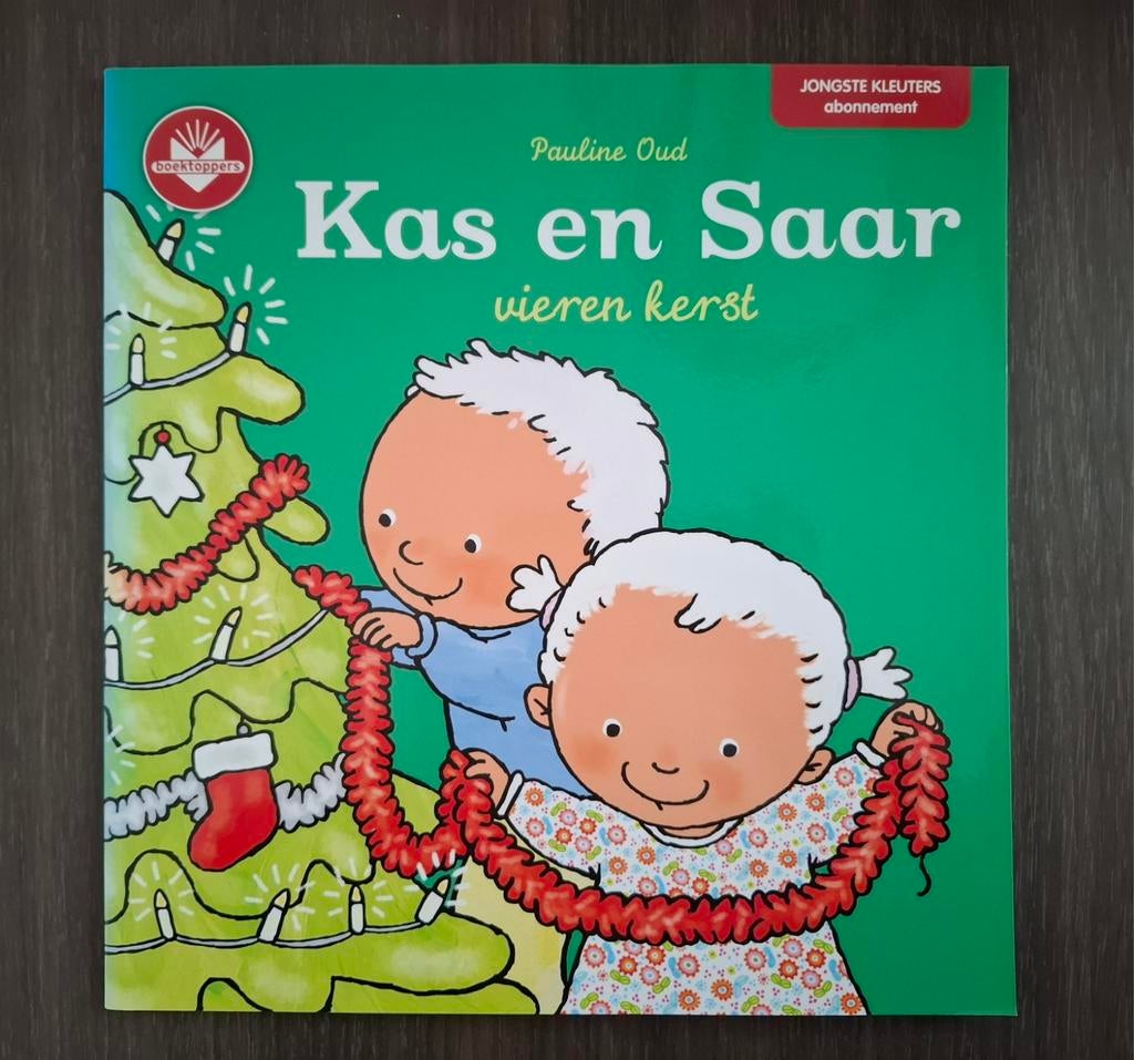 Kas en Saar vieren kerst - Pauline Oud, Ophalen of Verzenden, Zo goed als nieuw, Pauline Oud, Prentenboek