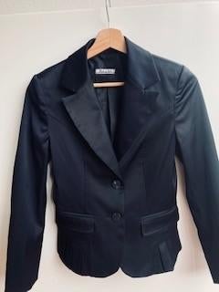 Donkerblauwe colbert, jasje uit Italie mt. 152/158, Ophalen of Verzenden, Zo goed als nieuw, Meisje, Jas