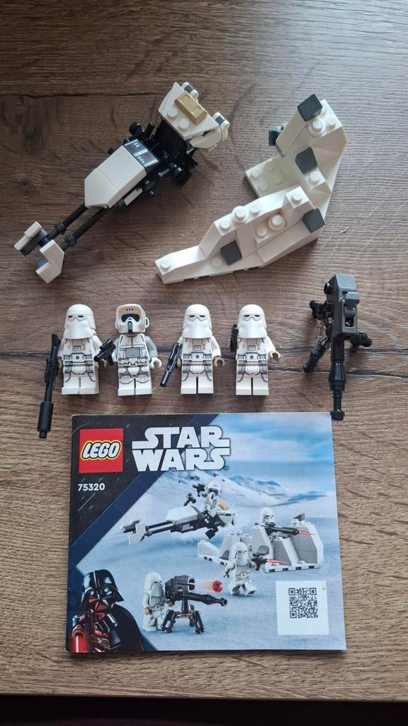 Lego Star Wars - 75320 - Snowtrooper Battle Pack, Ophalen of Verzenden, Zo goed als nieuw, Actiefiguurtje
