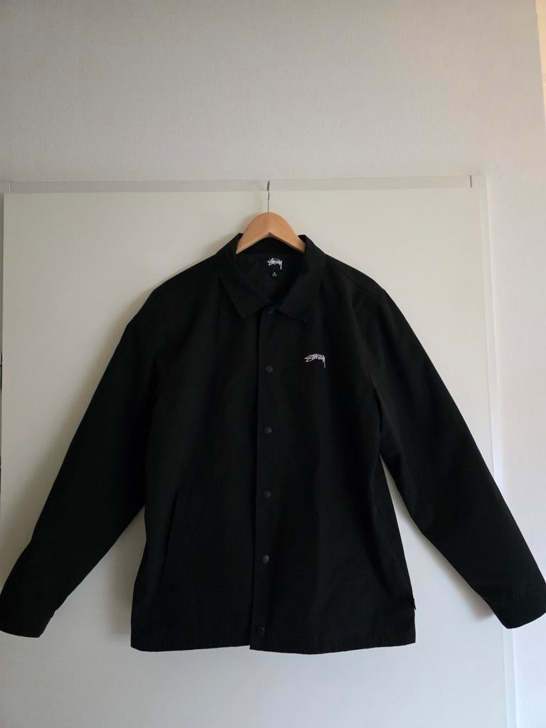 Stussy coachjacket M, Maat 48/50 (M), Zwart, Stussy, Ophalen of Verzenden