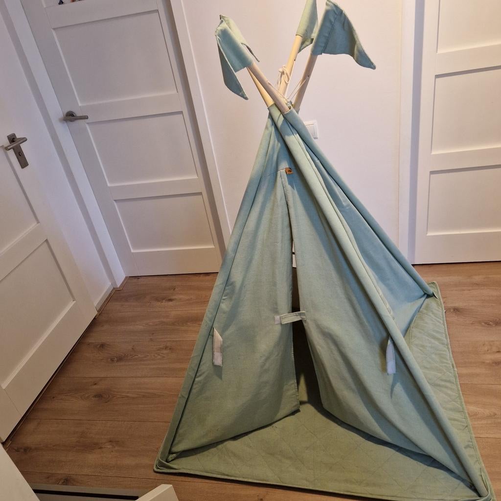 Leuke tipi speeltent mintgroen, Ophalen of Verzenden