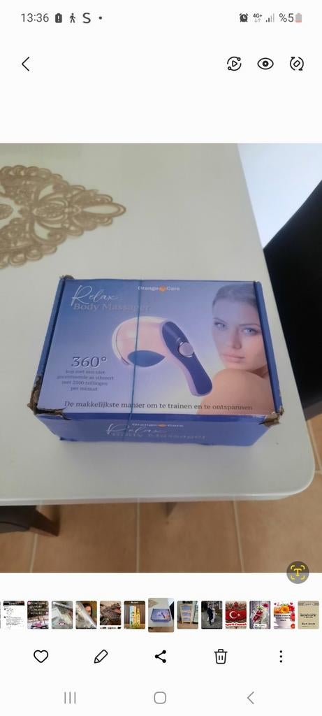 Orange Care Relax Body Massager - Nieuw in doos, Ophalen of Verzenden