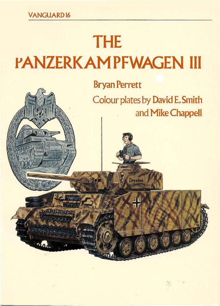 The Panzerkampfwagen Vol. III door Bryan Perrett-Vanguard 16, Tweede Wereldoorlog, Nieuw, Ophalen of Verzenden, Bryan Perrett
