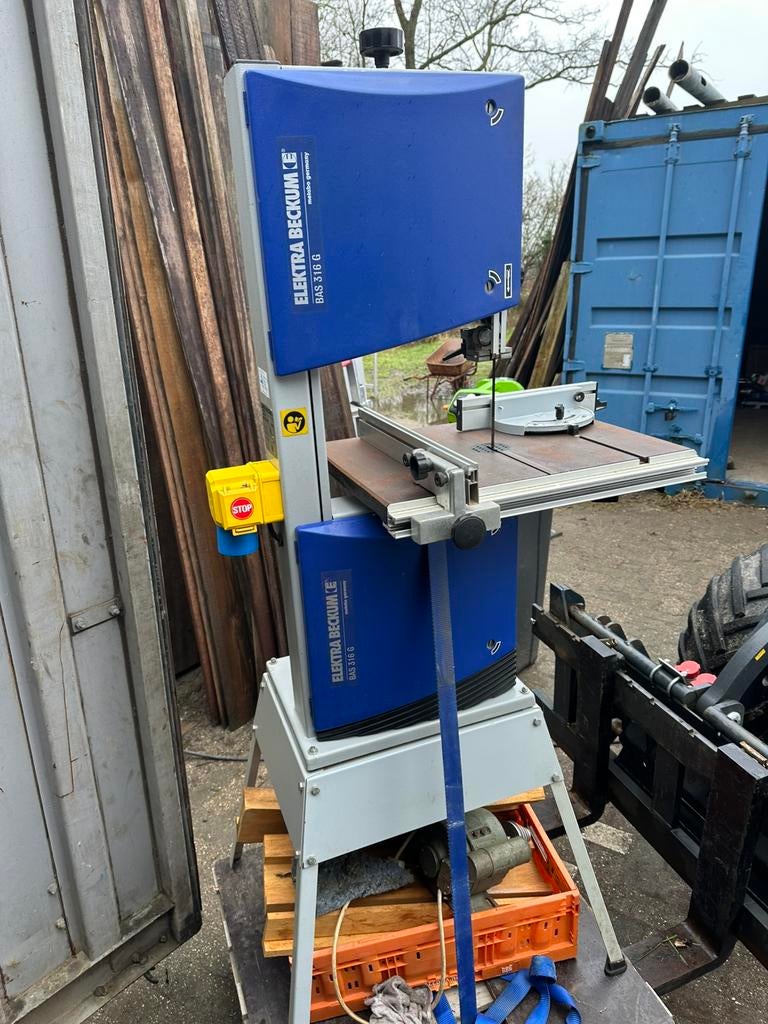 Degelijke Electra Beckum Lintzaagmachine BAS315 op 230-V, Doe-het-zelf en Verbouw, 70 mm of meer, 600 tot 1200 watt, Ophalen of Verzenden