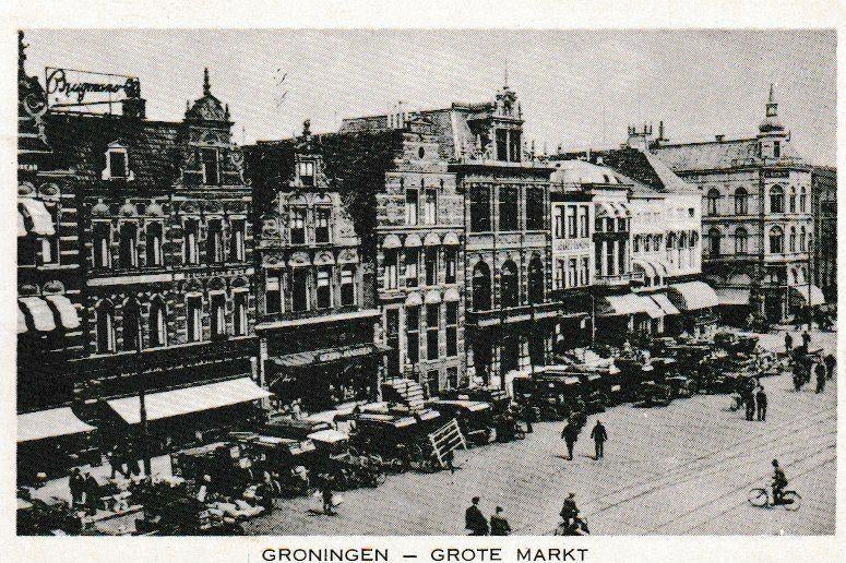 GRONINGEN - GROTE MARKT, Ophalen of Verzenden, Ongelopen, Groningen