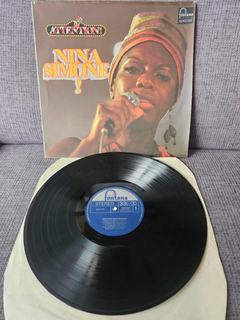 Lp. Nina Simone, attention, Ophalen of Verzenden, Zo goed als nieuw, 12 inch