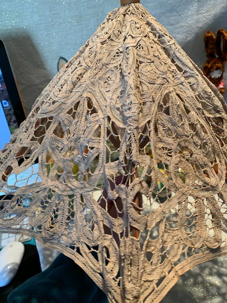 Oude delicate kanten parasol, Ophalen of Verzenden