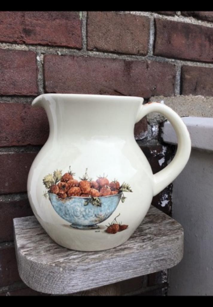 Mooie kan / melkkan / waterkan / sapkan van Jet ter Steege., Ophalen of Verzenden