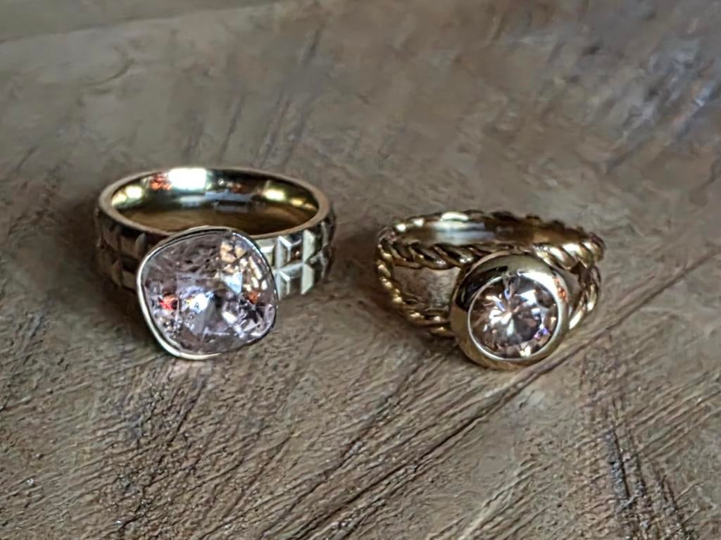 Melano jewelry ringen, maat 17, z.g.a.n, Ophalen of Verzenden, Zo goed als nieuw, 17 tot 18, Dame