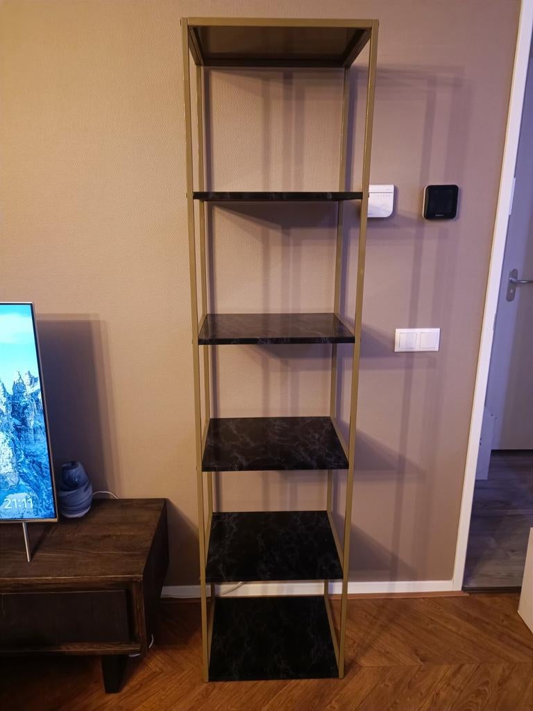 Open vitrinekast, Met plank(en), Minder dan 50 cm, Gebruikt, Ophalen of Verzenden