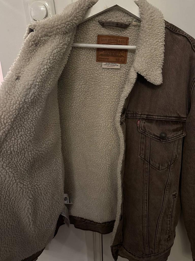 Mooie bruine jas met teddy voering, Maat 52/54 (L), Bruin, Ophalen of Verzenden, Zo goed als nieuw