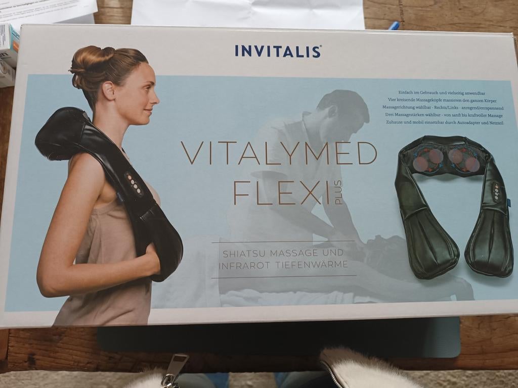 Shiatsu massage met infrarood warmte - Zo goed als nieuw, Ophalen of Verzenden, Zo goed als nieuw, Apparaat