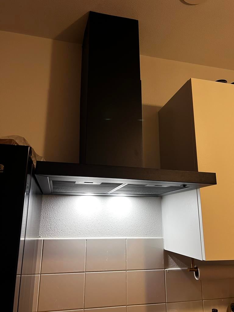 CTW 600 Motorloze Afzuigkap 60cm - Zo goed als nieuw!, Ophalen, Zo goed als nieuw, Inbouw, Wandschouwkap