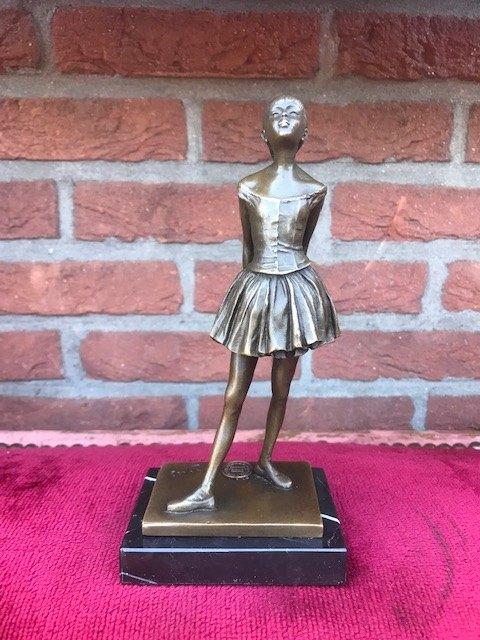 fraai bronzen beeld: "La danseuse de quatorze ans", Degas, Ophalen of Verzenden, Brons