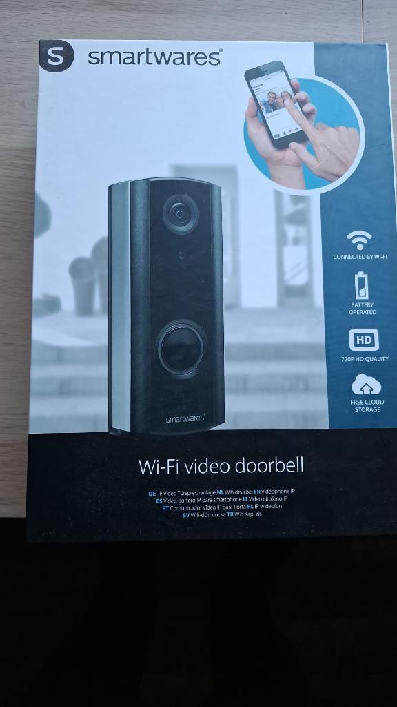 Wifi video deurbel Smartwares, Ophalen of Verzenden, Nieuw