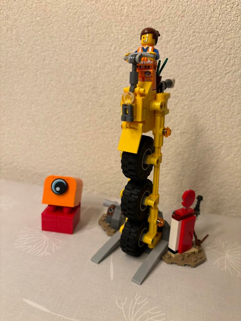 The lego movie emmet’s tyricycle 70823, Ophalen of Verzenden, Nieuw, Complete set, Lego