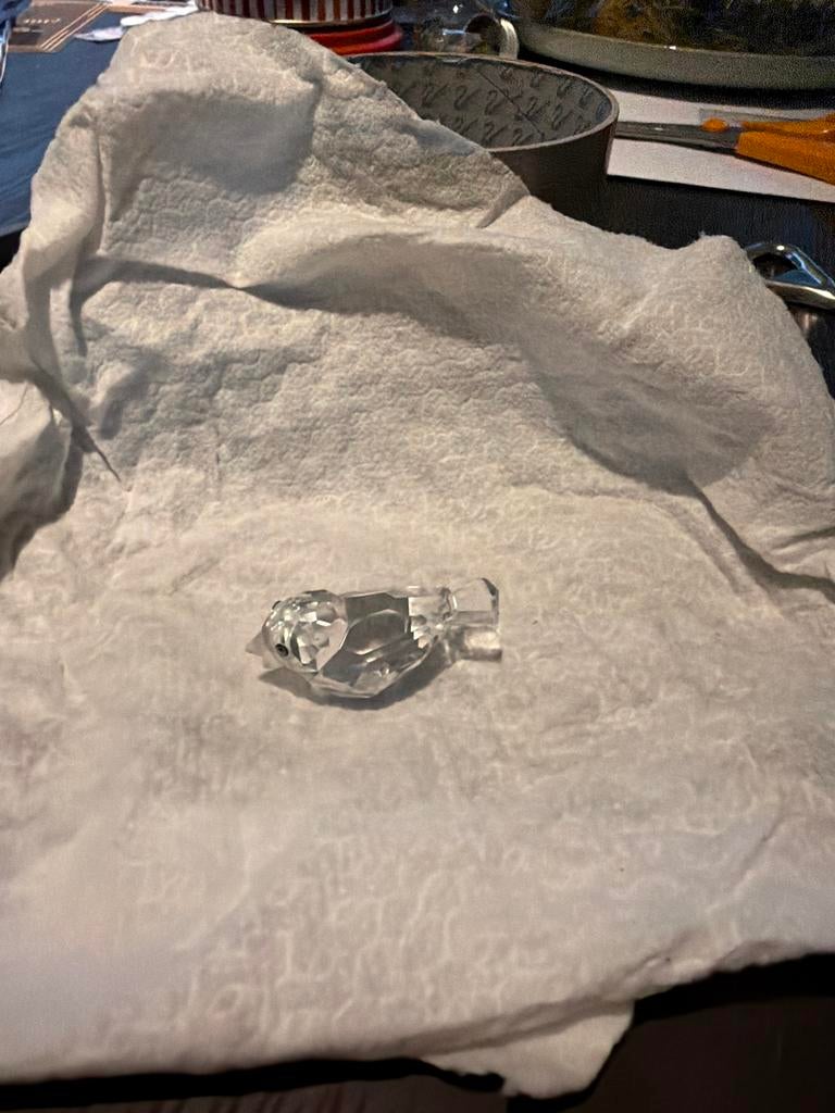 Swarovski Kristallen Vogeltje - 2,5 cm, Verzamelen, Swarovski, Ophalen of Verzenden, Zo goed als nieuw, Figuurtje