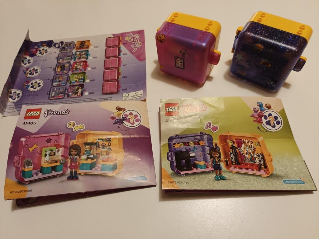 Twee LEGO Friends Kubussen - Verzamel ze allemaal!, Ophalen of Verzenden