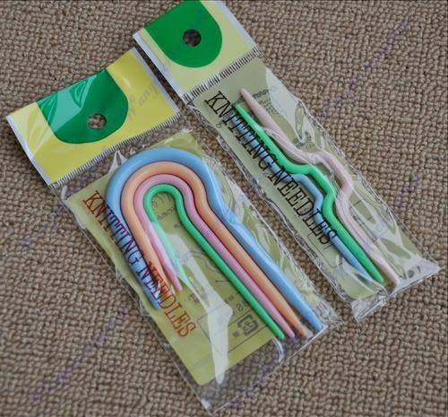 7 Plastic Breinaalden Set / Breien Naald Breinaald, Verzenden, Nieuw, Breien, Naald