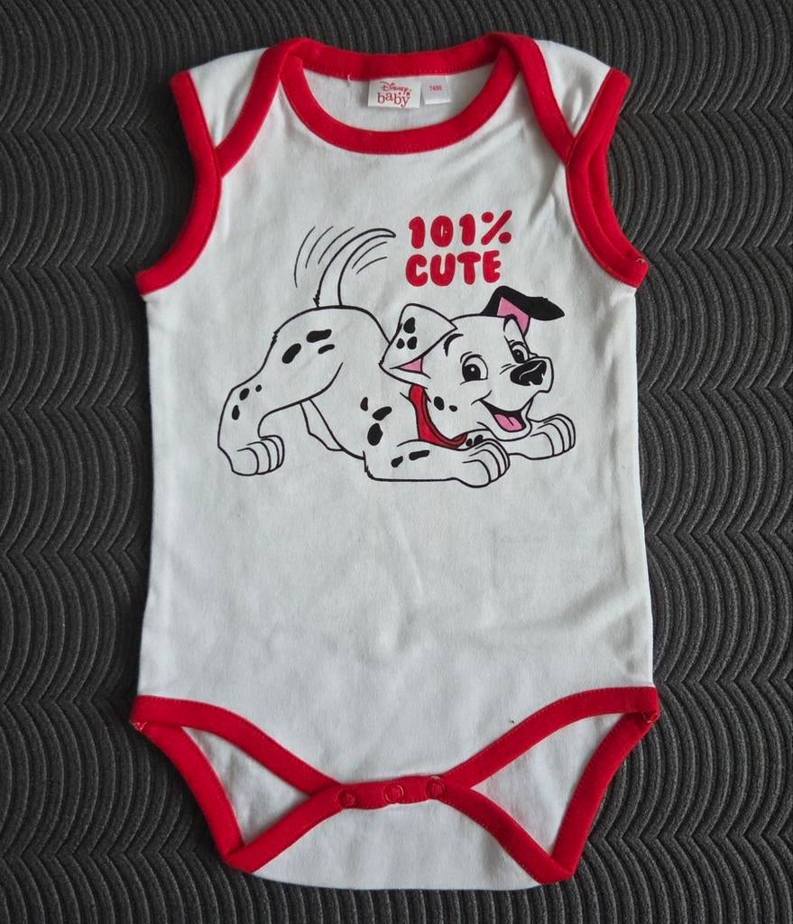 Disney Baby Romper Dalmatier - Maat 74, 80 - Nieuw, Kinderen en Baby's, Babykleding | Baby-kledingpakketten, Nieuw, Maat 74, Ophalen of Verzenden