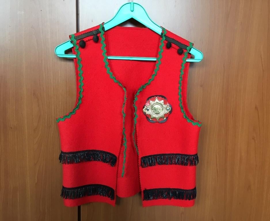 Cowboypak voor kind (6-9 jaar): broek + hesje, Ophalen of Verzenden, Gebruikt, Jongen