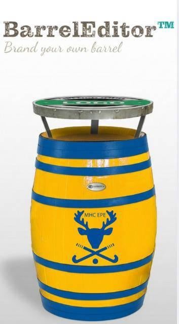 Wijnvat Statafel in huisstijl met logo alles mogelijk