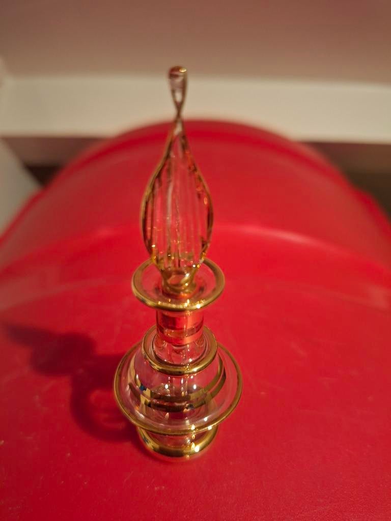 Glazen parfum flesje, Ophalen of Verzenden