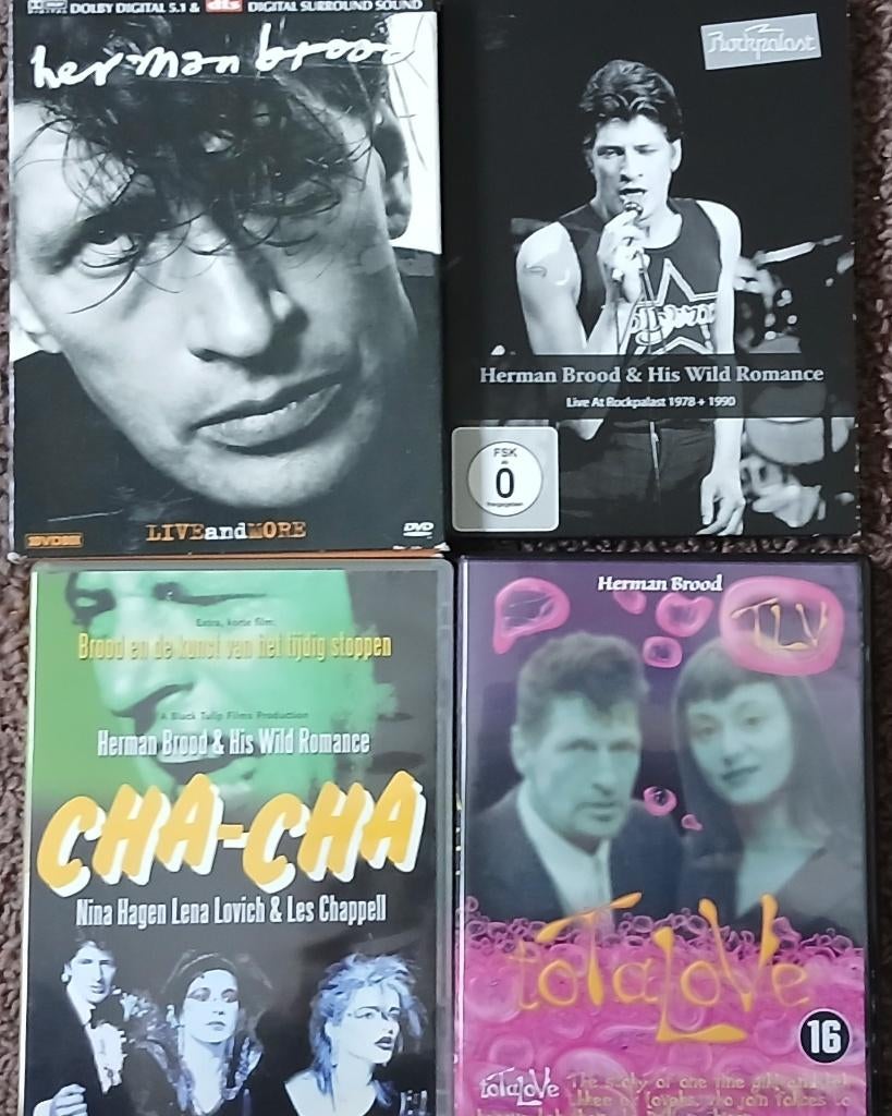 Muziek dvd  Herman Brood, Cd's en Dvd's, Dvd's | Muziek en Concerten, Zo goed als nieuw, Muziek en Concerten, Boxset, Alle leeftijden