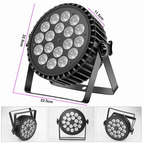 DJLicht 180W RGBW + Blacklight led par 18x10, Geluidgestuurd, ., Nieuw, Ophalen of Verzenden