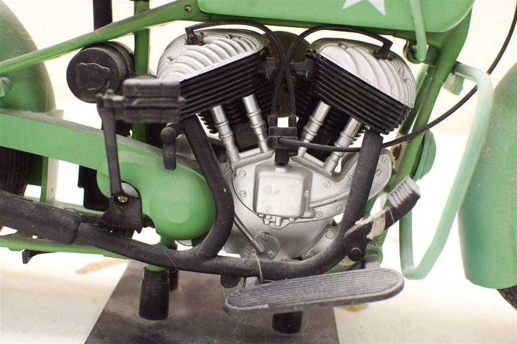 Blikken motorfiets 49191, Verzamelen, Beelden en Beeldjes, Ophalen of Verzenden, Gebruikt