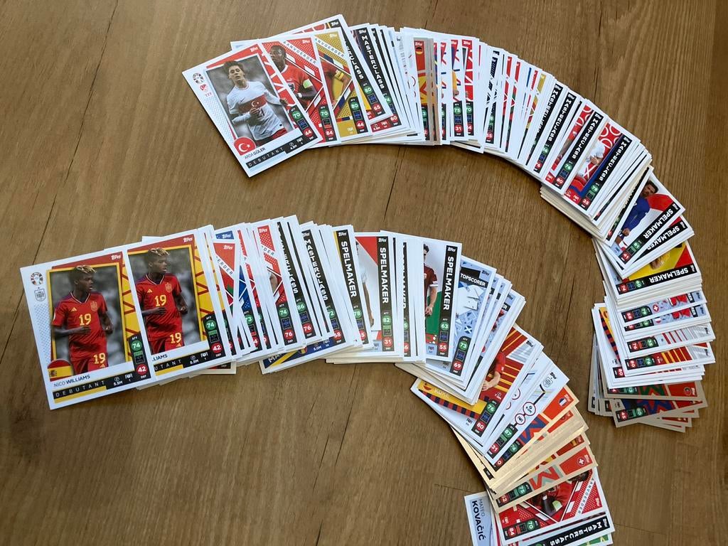 Voetbalplaatjes - 200+ stuks, Ophalen of Verzenden, Gebruikt, Overige sporten, Poster, Plaatje of Sticker