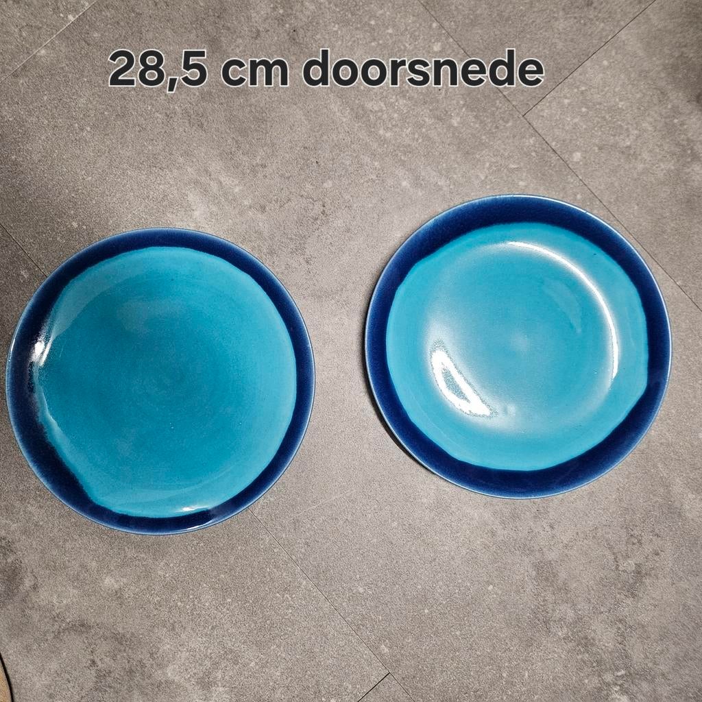 Handgemaakte Griekse borden, Huis en Inrichting, Keuken | Servies, Ophalen of Verzenden, Nieuw, Overige stijlen