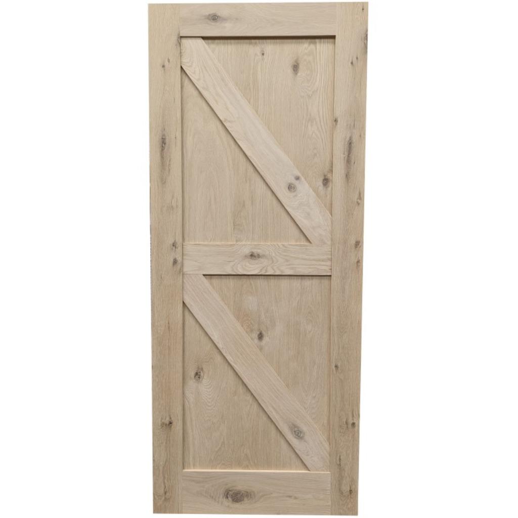 ACTIE! Eiken schuifdeur | loftdeur | barndeur | eiken deur, Ophalen, 80 tot 100 cm, Binnendeur, Nieuw