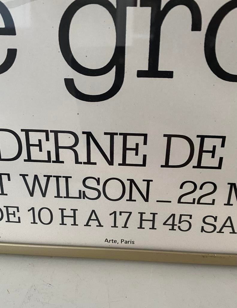 Miro tentoonstellings affiche Parijs 1974 in lijst, Huis en Inrichting, Gebruikt, Onbekend, Ophalen of Verzenden, Print