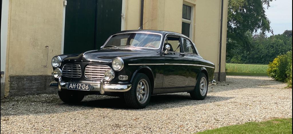Volvo Amazon 121 1968 zwart b20 wegenbelastingvrij opknapper, Auto's, 1141 kg, Achterwielaandrijving, Zwart, Leder