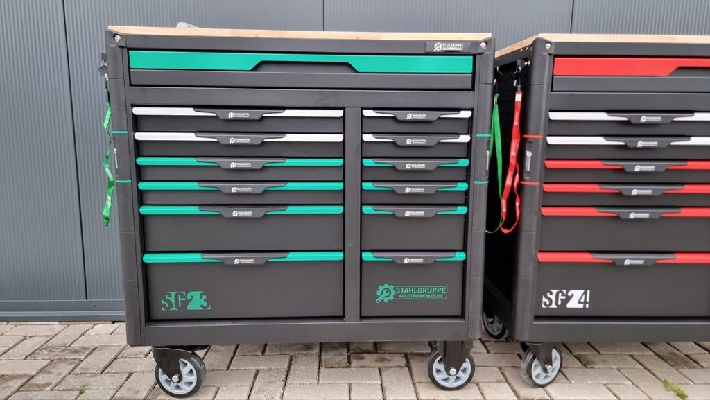 stahlgruppe gereedschapwagen 13 laden waarvan 11 ladengevuld