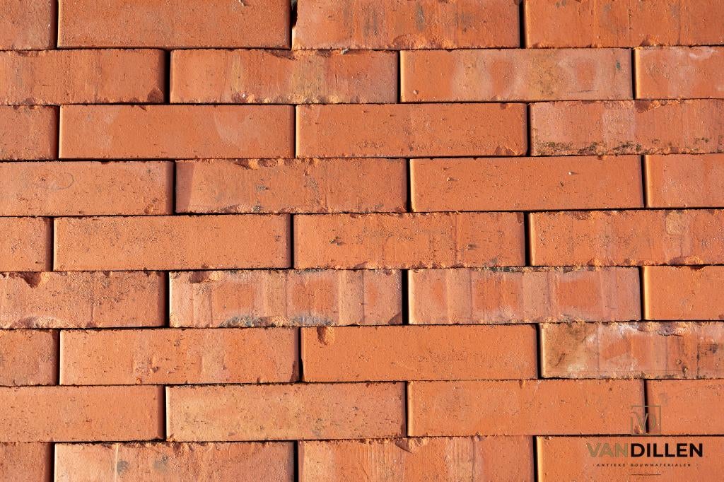 Groninger rode oranje lichte gladde steen 21 x 4.7 20M2, Ophalen, Nieuw, Bakstenen