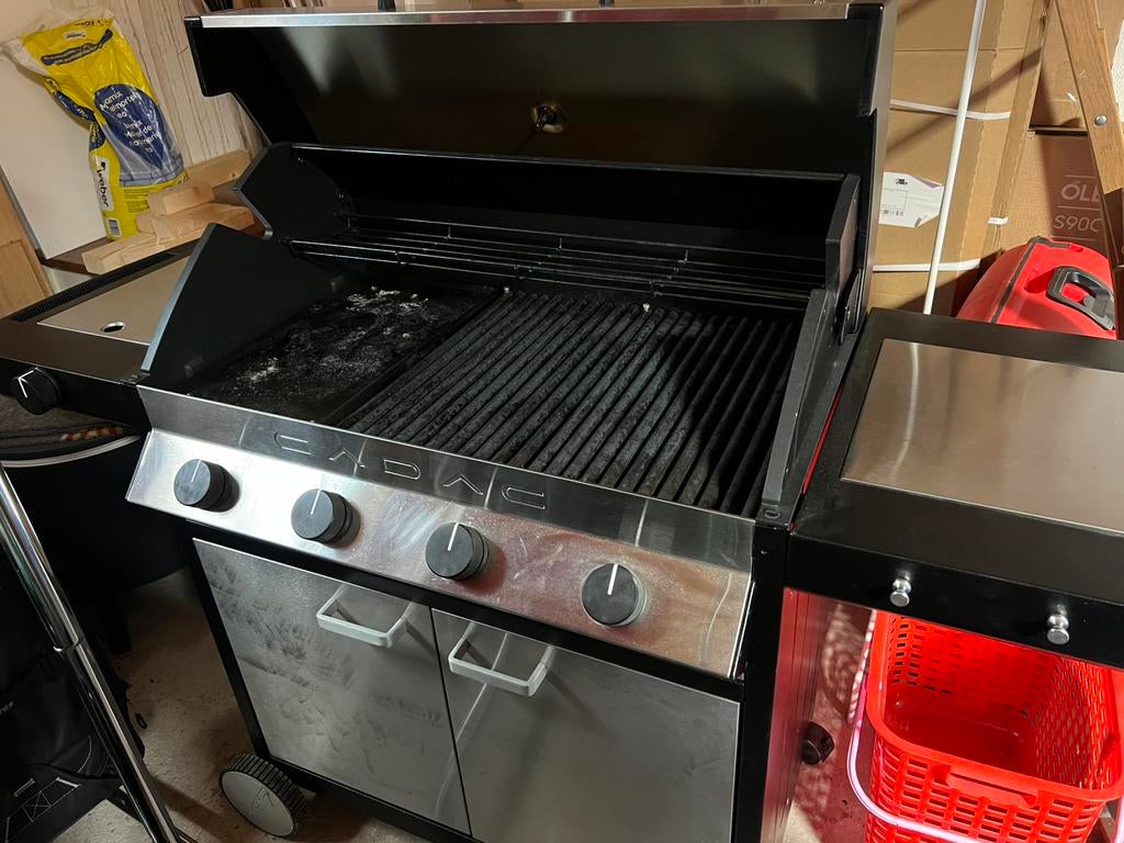Gas bbq/ 4 pits gas barbeque Cadac, Ophalen, Gebruikt