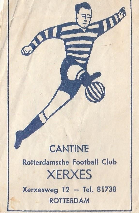 Xerxes Xerxesweg Rotterdam - voetbal, Ophalen of Verzenden